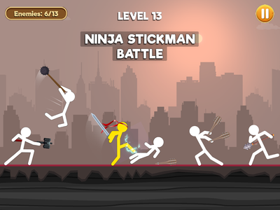Warrior Stickman Fighter 3D - Shadow Street Fights APK for Android