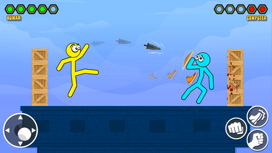 STICKMAN FIGHTING 3D (flash game) 