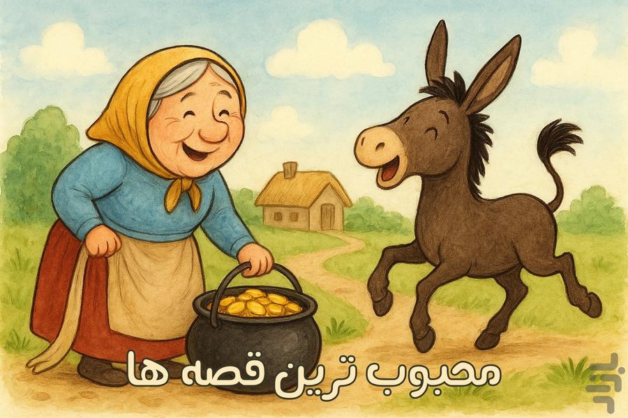 دنیای قصه ها | صوتی | بدون اینترنت - عکس بازی موبایلی اندروید