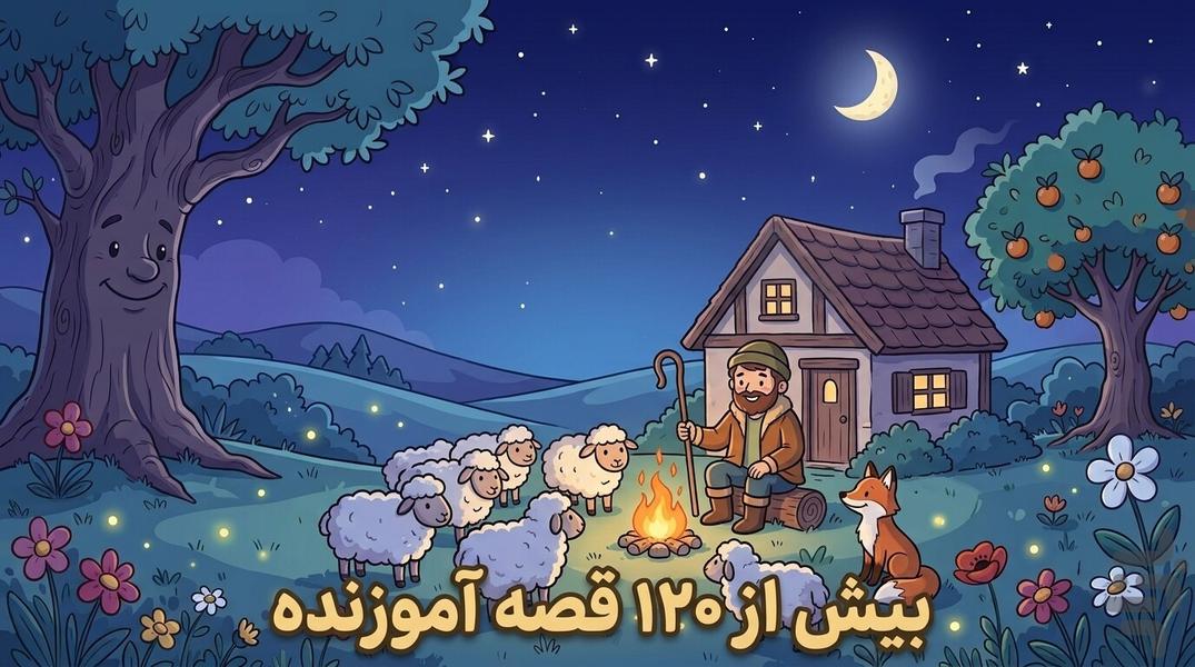 +۱۲۰ قصه کودکانه - عکس بازی موبایلی اندروید