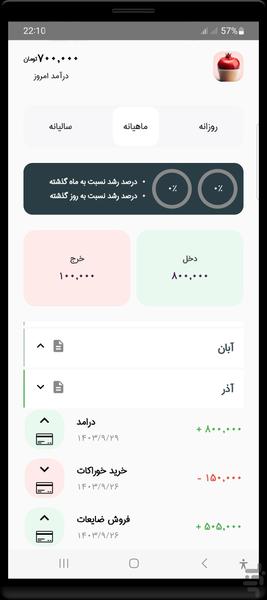 Daramad V Makharej - Image screenshot of android app