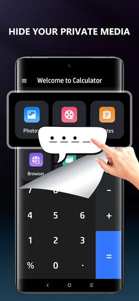 Calculator - Lock, Hide Photos - عکس برنامه موبایلی اندروید