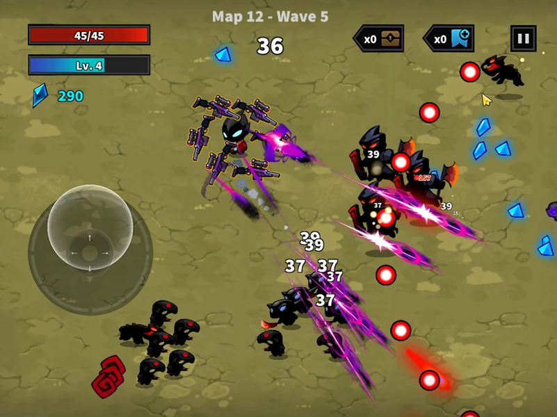 Shadow Survivor: Shooting Game - Gameplay image of android game