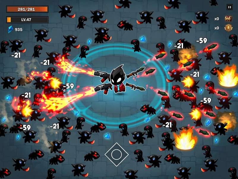 Shadow Survivor: Shooting Game - Gameplay image of android game