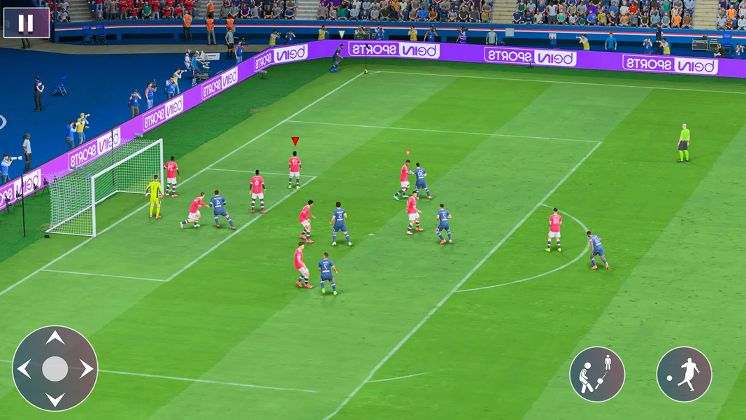 Soccer 2023 Football Game - Gameplay image of android game