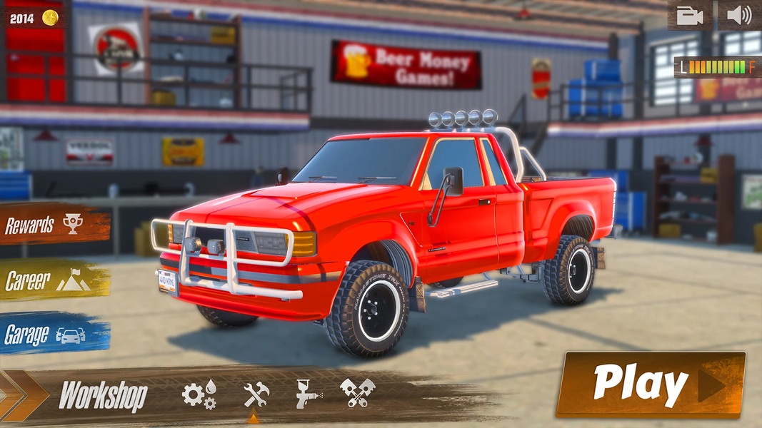 Offroad Mud Truck Game Offline - Gameplay image of android game