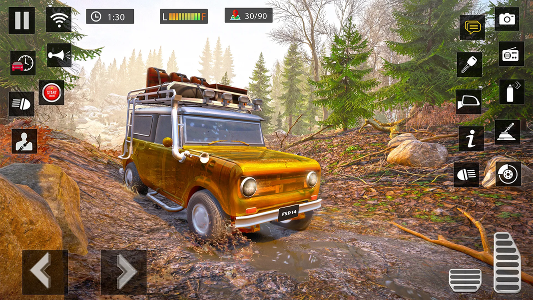 Offroad Mud Truck Game Offline - Gameplay image of android game