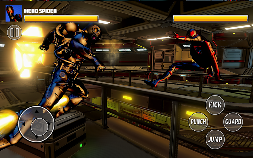 Spider Hero Rope Amazing Fight - Gameplay image of android game
