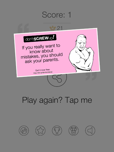 Don't Screw Up! - Gameplay image of android game