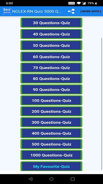 NCLEX RN Exam 5000 Questions - Image screenshot of android app