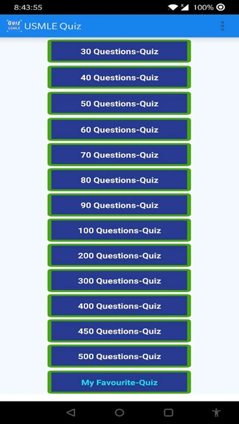 Quiz for USMLE - Image screenshot of android app