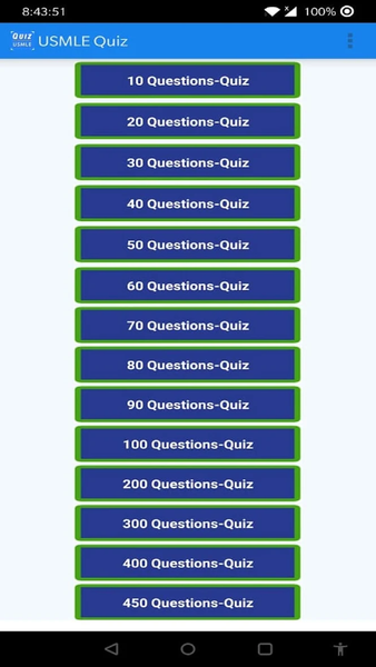 Quiz for USMLE - Image screenshot of android app