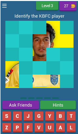 Kerala Blasters GAME - Gameplay image of android game