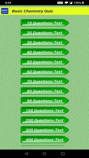 Basic Chemistry Quiz - عکس برنامه موبایلی اندروید