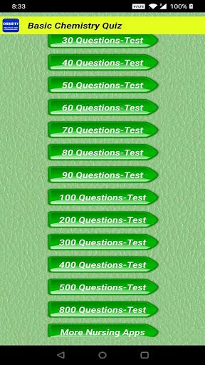 Basic Chemistry Quiz - عکس برنامه موبایلی اندروید