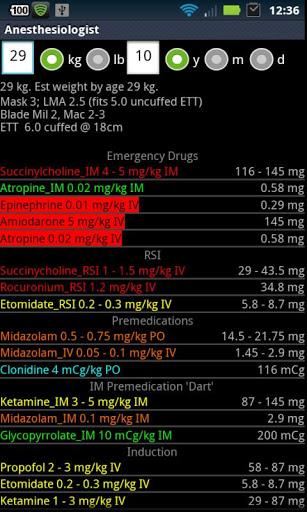 Anesthesiologist - Image screenshot of android app