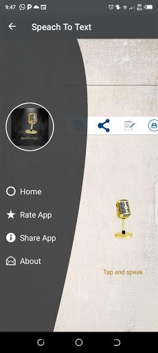 Speech to Text-Voice to Text - عکس برنامه موبایلی اندروید