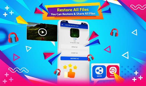 Recover all files - Deleted audio recording - عکس برنامه موبایلی اندروید