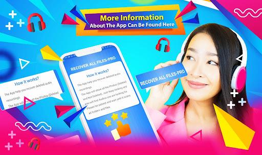 Recover all files - Deleted audio recording - عکس برنامه موبایلی اندروید