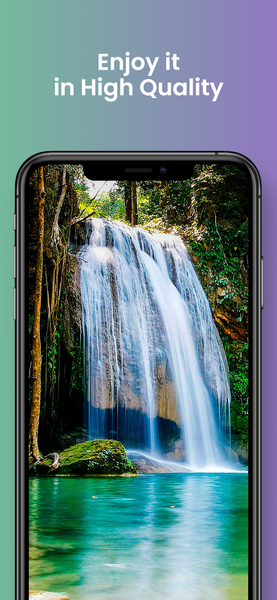 Cool waterfall wallpaper hd - Image screenshot of android app