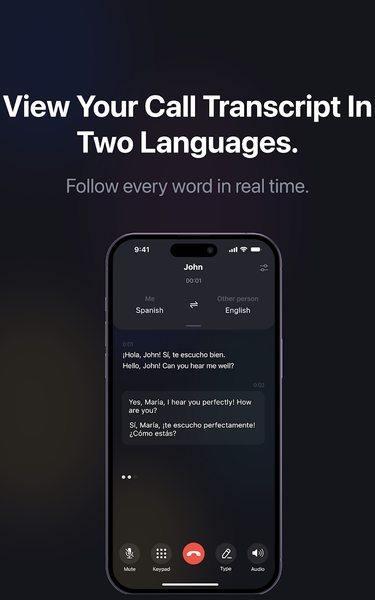AI Call:Phone Call Translator - Image screenshot of android app