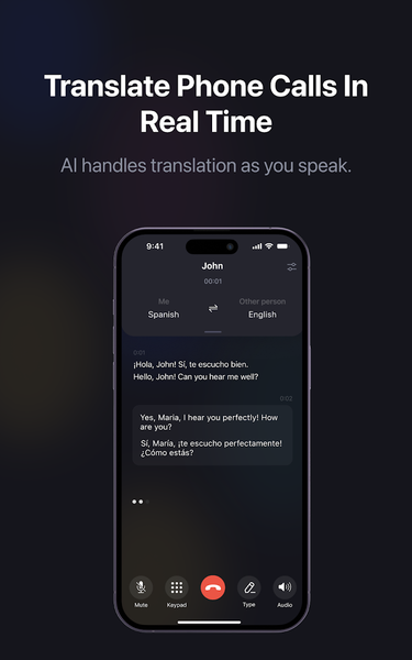 AI Call:Phone Call Translator - Image screenshot of android app