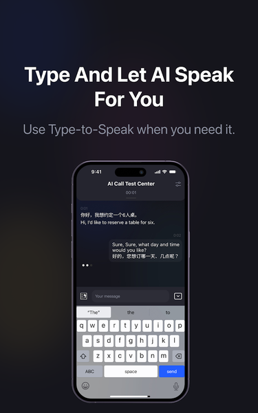 AI Call:Phone Call Translator - Image screenshot of android app