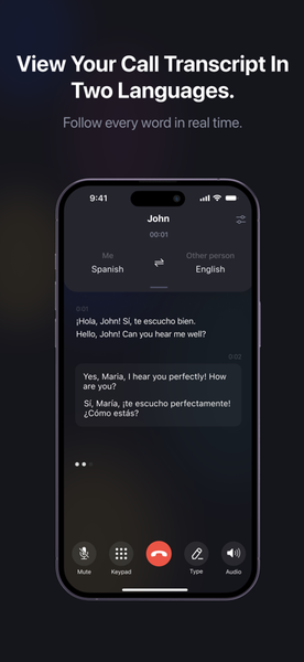 AI Call:Phone Call Translator - Image screenshot of android app