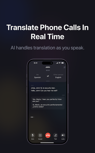 AI Call:Phone Call Translator - Image screenshot of android app