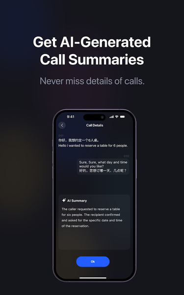 AI Call:Phone Call Translator - Image screenshot of android app