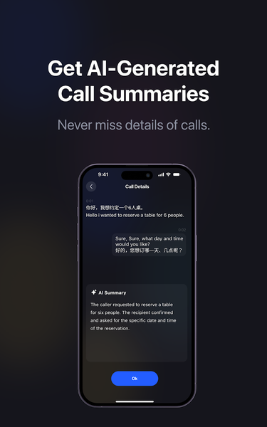 AI Call:Phone Call Translator - Image screenshot of android app