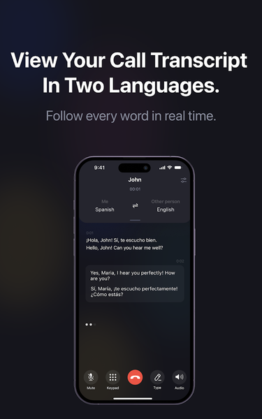 AI Call:Phone Call Translator - Image screenshot of android app