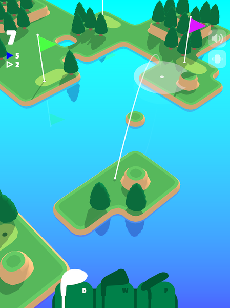 Coffee Golf - Gameplay image of android game