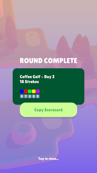 Coffee Golf - Gameplay image of android game