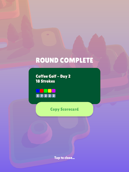 Coffee Golf - Gameplay image of android game