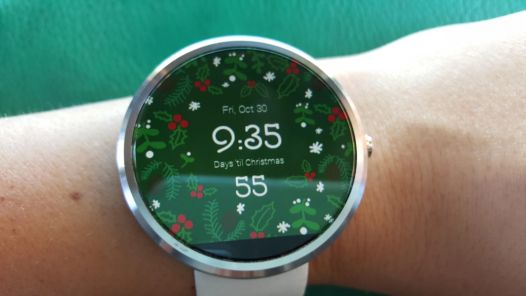 Christmas Countdown Watch Face - Image screenshot of android app