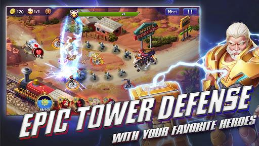 D-MEN：The Defenders – دی من: مدافعان - Gameplay image of android game