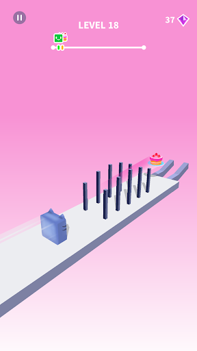 Jelly Shift - Obstacle Course - Gameplay image of android game
