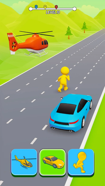 Shape Car Transform Race - عکس بازی موبایلی اندروید