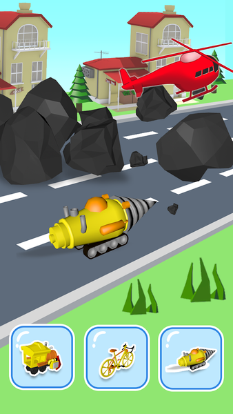 Shape Transformer: Car Racing - عکس بازی موبایلی اندروید