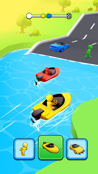 Shape Race: Car Transform Race - عکس بازی موبایلی اندروید