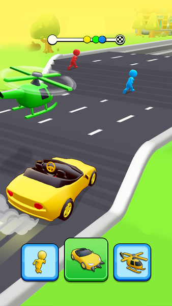 Shape Race: Car Transform Race - عکس بازی موبایلی اندروید