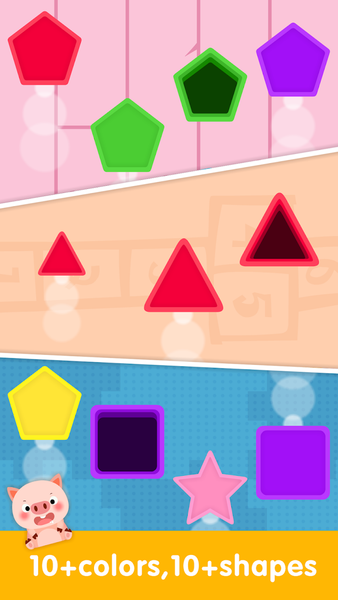 Colors And Shapes for Kids - عکس بازی موبایلی اندروید