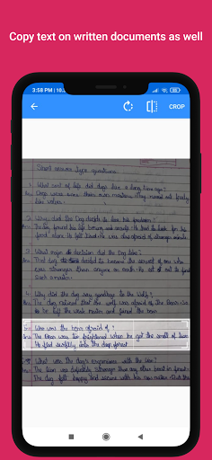 Copy Text On Image - عکس برنامه موبایلی اندروید