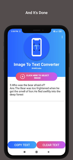 Copy Text On Image - عکس برنامه موبایلی اندروید