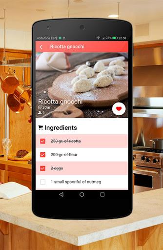 Pasta Recipes - Image screenshot of android app