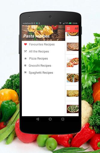 Pasta Recipes - Image screenshot of android app