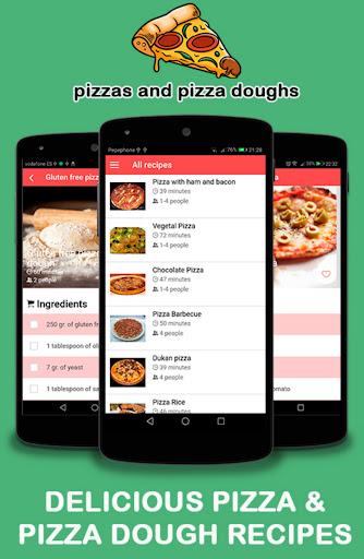 Dough and pizza recipes - Image screenshot of android app