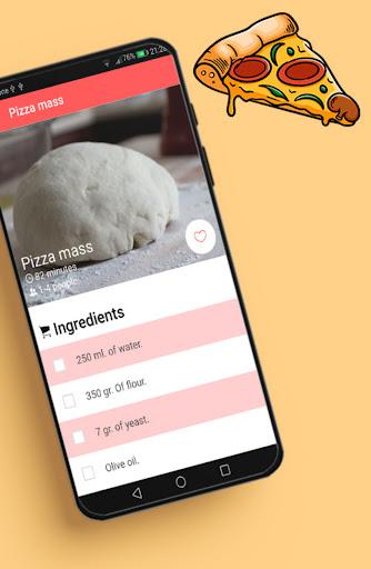 Dough and pizza recipes - عکس برنامه موبایلی اندروید