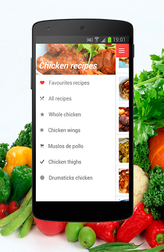Chicken Recipes - عکس برنامه موبایلی اندروید